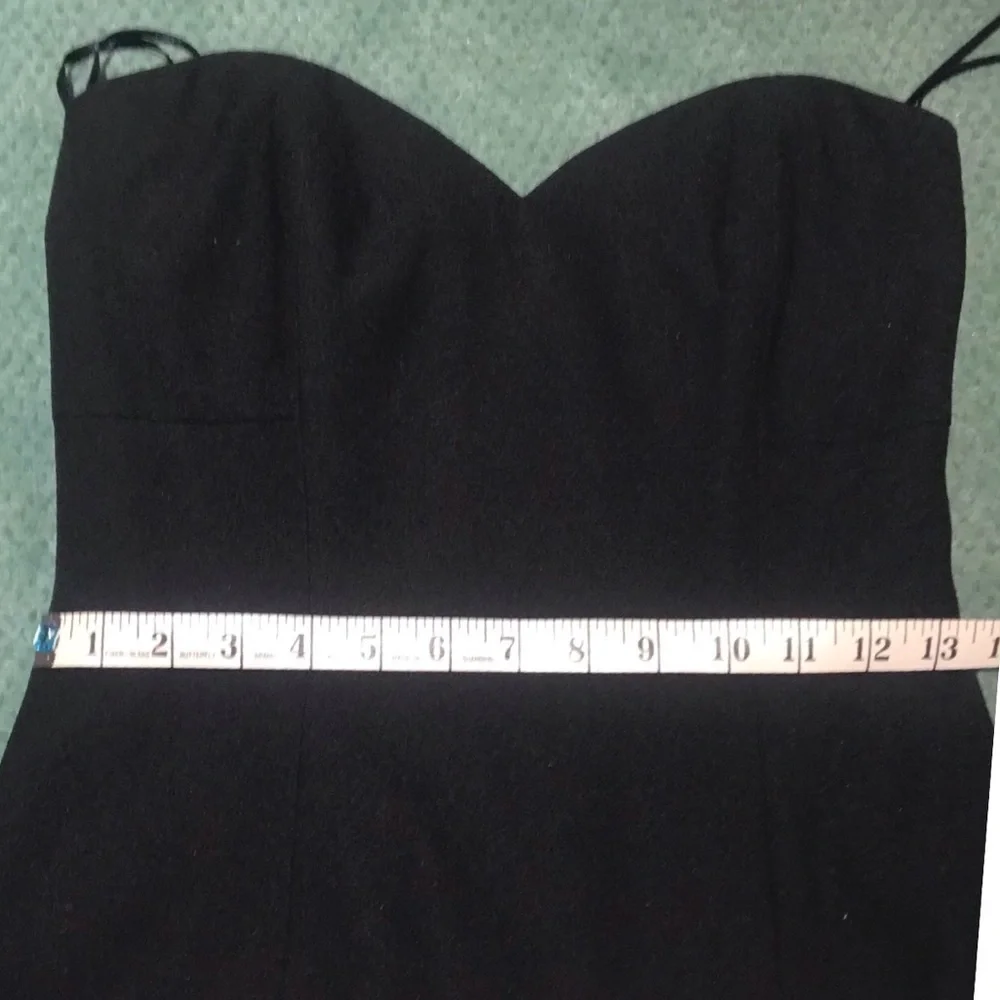 Vintage A.J. Bari Petites Black Sweetheart Strapless Dress - Picture 11 of 12